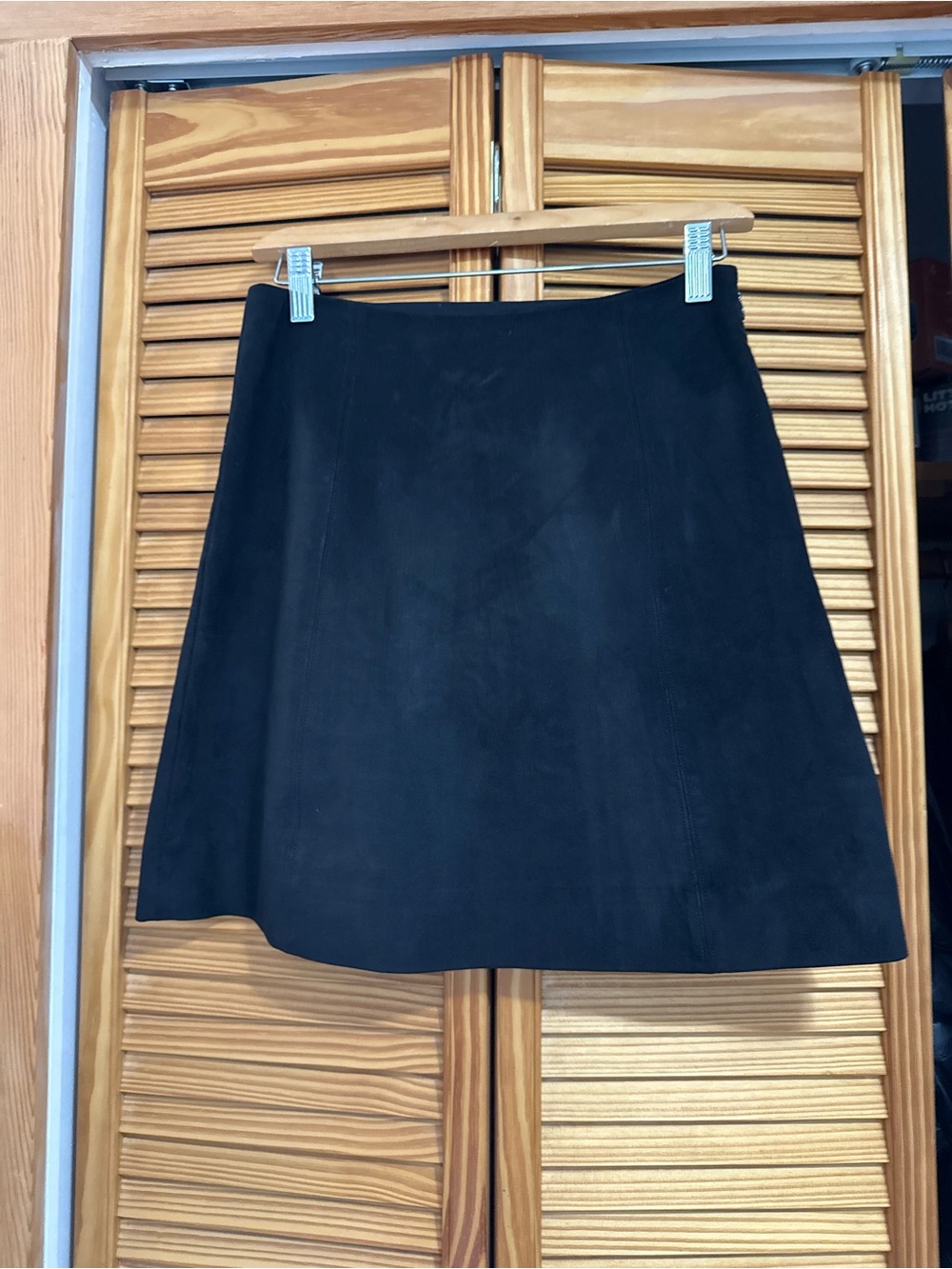 Aritzia Babaton Hopper Faux Suede Mini Skirt